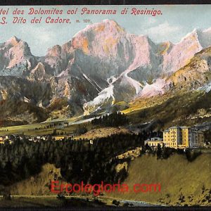 ae1284 - CARTOLINA  D'EPOCA - Belluno Provincia - San Vitto di Cadore