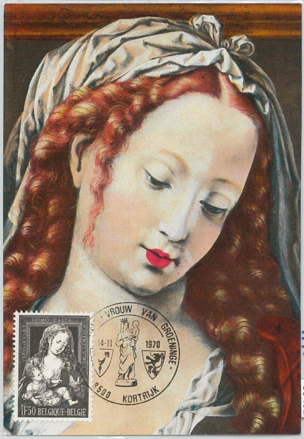 63432 -  BELGIUM - POSTAL HISTORY: MAXIMUM CARD 1970 -  ART