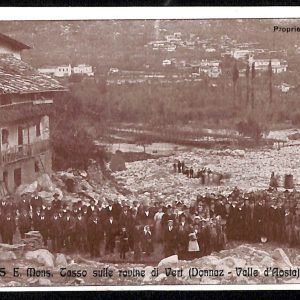 ad0498 - CARTOLINA  D'EPOCA - Valle d'Aosta - Donnaz