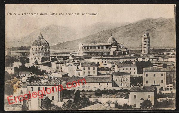 ah7744 - CARTOLINA D'EPOCA - Pisa Città - Panorama