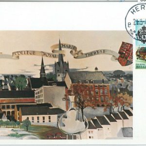 63491 -  BELGIUM - POSTAL HISTORY: MAXIMUM CARD 1977 -  ARCHITECTURE