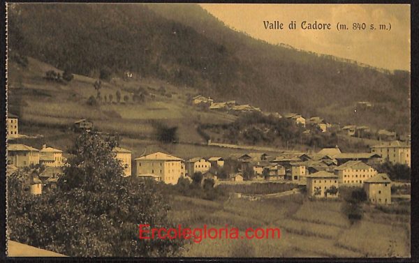 ae1286 - CARTOLINA  D'EPOCA - Belluno Provincia - Valle di Cadore