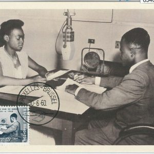 63407 -  BELGIUM - POSTAL HISTORY: MAXIMUM CARD 1960 -  INDEPENDENCE of CONGO
