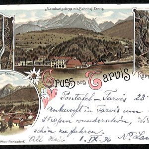 ad0437 - CARTOLINA  D'EPOCA - Udine Provincia - Tarvisio  1896