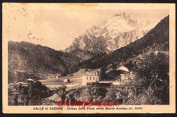 ae1289 - CARTOLINA  D'EPOCA - Belluno Provincia - Valle di Cadore  1923