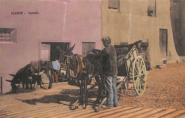 ab7297  -  CARTOLINA  D'EPOCA - Savona Provincia - ALASSIO