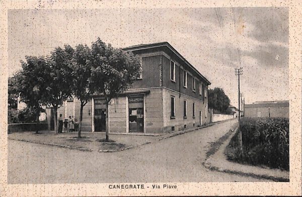 ac4073 - CARTOLINA D'EPOCA - Milano Provincia - CANEGRATE  1943