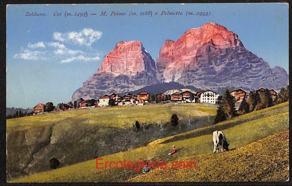 ae1292 - CARTOLINA  D'EPOCA - Belluno Provincia - Zoldano