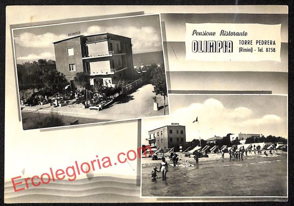 ai0908 - CARTOLINA D'EPOCA - Rimini Provincia - Torre Pedrera