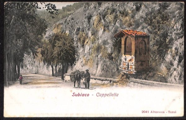 ad8575 - CARTOLINA D'EPOCA - Roma Provincia - Subiaco