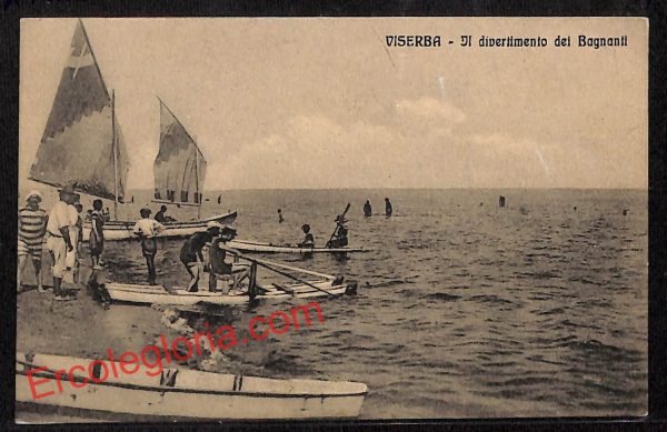 ai0909 - CARTOLINA D'EPOCA - Rimini Provincia - Viserba