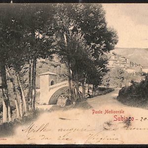 ad8576 - CARTOLINA D'EPOCA - Roma Provincia - Subiaco