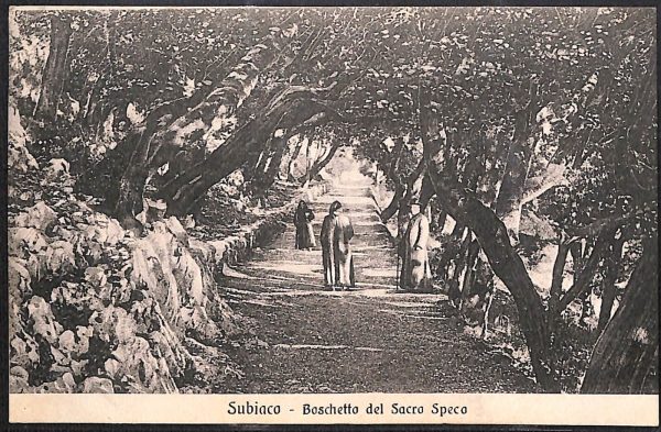 ad8585 - CARTOLINA D'EPOCA - Roma Provincia - Subiaco 1917