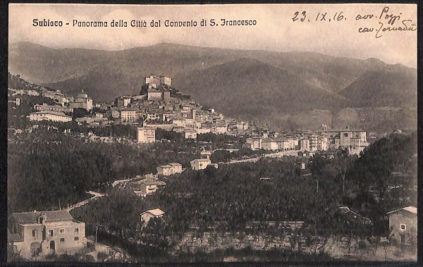 ad8586 - CARTOLINA D'EPOCA - Roma Provincia - Subiaco