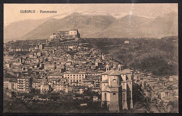 ad8589 - CARTOLINA D'EPOCA - Roma Provincia - Subiaco