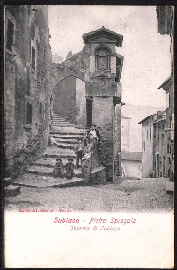 ad8592 - CARTOLINA D'EPOCA - Roma Provincia - Subiaco
