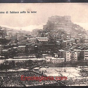 ad8597 - CARTOLINA D'EPOCA - Roma Provincia - Subiaco