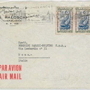 45065 -  MAROC Morocco  - POSTAL HISTORY - Airmail COVER to ITALY 1961