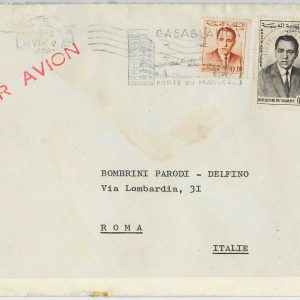 45057 -  MAROC Morocco POSTAL HISTORY - Airmail  COVER to ITALY 1962