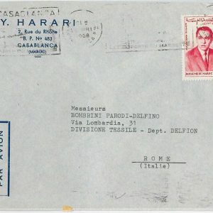 45056  -  MAROC Morocco POSTAL HISTORY  -  Airmail COVER to ITALY 1968