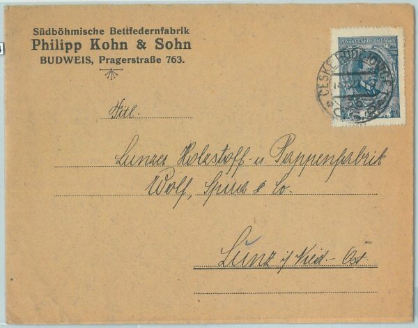 66654 - Czechoslovakia - Postal History - COVER  1921