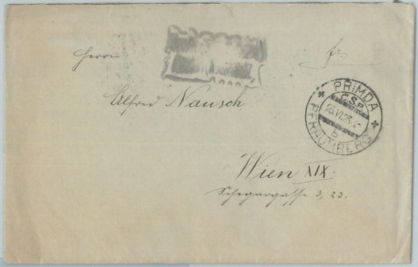 75083 - Czechoslovakia - POSTAL HISTORY - Cover to AUSTRIA  1923