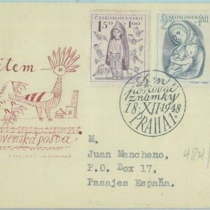 86685 - CZECHOSLOVAKIA - Postal History - FDC COVER  1948 - CHILDREN Literature