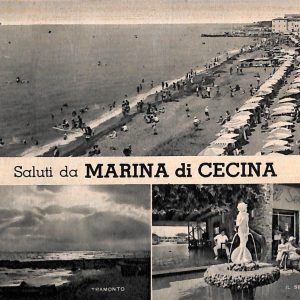 ac7865 - CARTOLINA D'EPOCA - Livorno Provincia - Marina di Cecina
