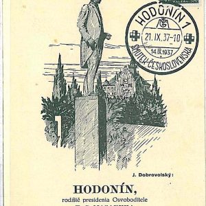 21464 - Czechoslovakia - MAXIMUM CARD : FAMOUS PEOPLE 1937 : DOBROVOLSKY