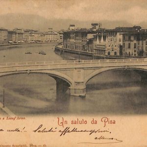 ad0011 - CARTOLINA D'EPOCA - Pisa Città - Ponte Solferino