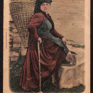 ae1296 - CARTOLINA  D'EPOCA - Belluno Provincia - Costumi - COSTUME DI ERTO