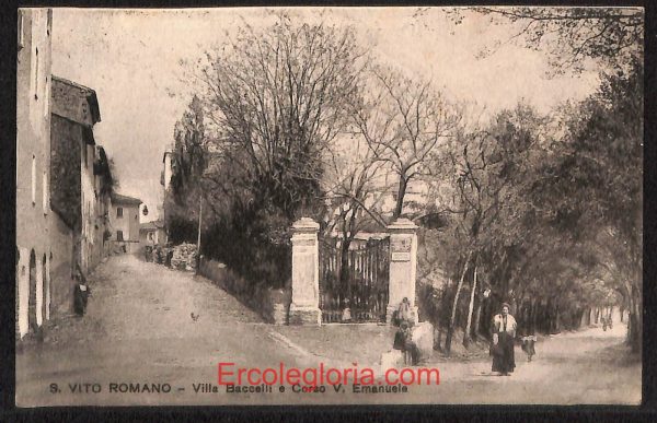 ad8618 - CARTOLINA D'EPOCA - Roma Provincia - San Vito Romano  1921