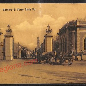 ae6136 - CARTOLINA D'EPOCA - Ferrara Città - Barriera di Corso Porta Po
