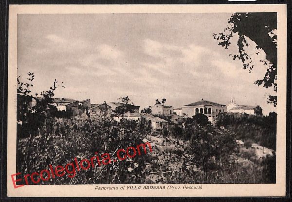 ah7323 - CARTOLINA D'EPOCA - Pescara Provincia - Villa Badessa