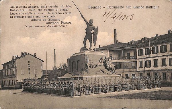 ac4187 - CARTOLINA D'EPOCA - Milano Provincia -  LEGNANO  1913