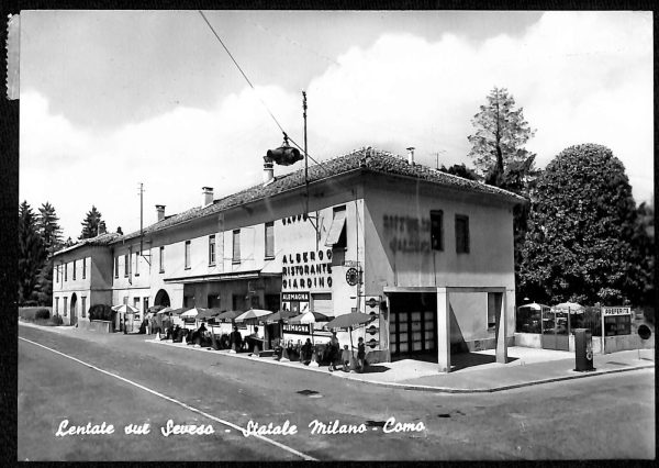 ac4195 - CARTOLINA D'EPOCA - Milano Provincia -  LENTATE