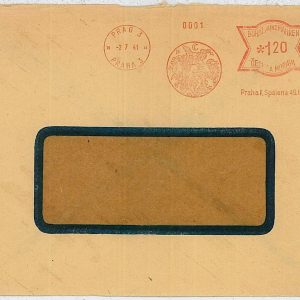 31515 Czechoslovakia Bohemia-Moravia POSTAL HISTORY - MACHINE POSTMARK medicine