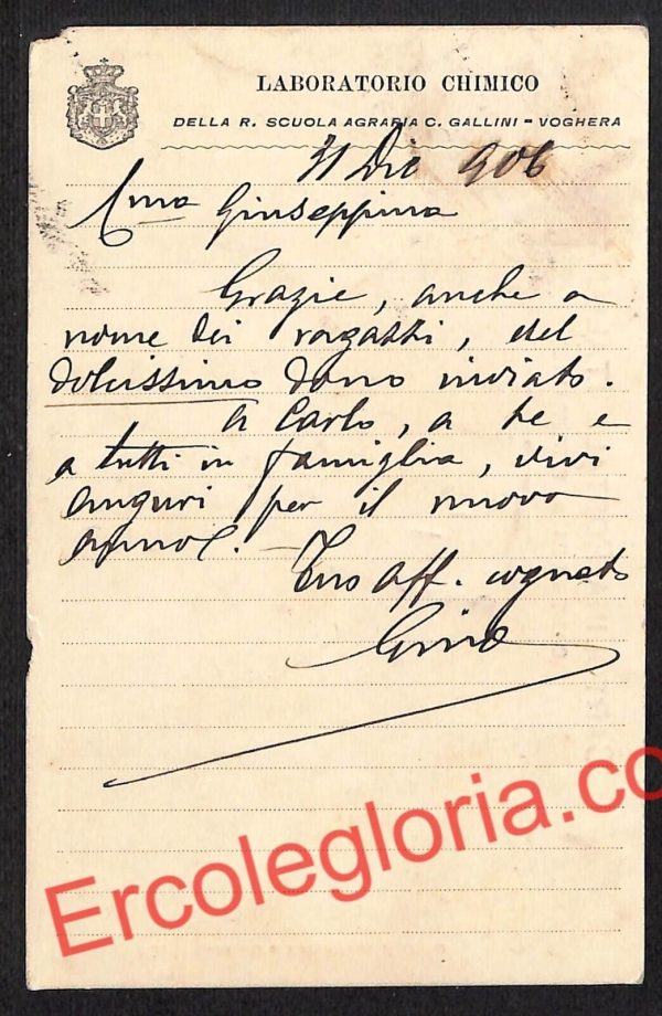 ah6358 - STORIA POSTALE - Pavia Provincia - Voghera