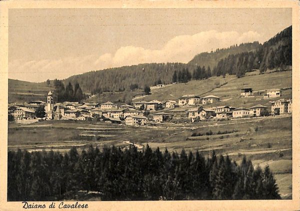 ab5609 - CARTOLINA  D'EPOCA - Trento Provincia : CAVALESE