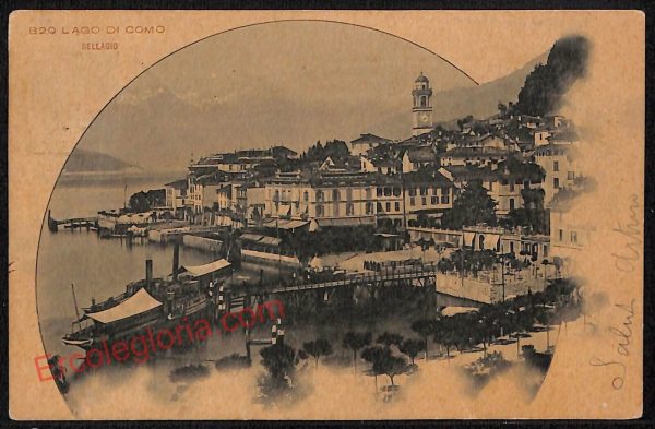 ae5176 - CARTOLINA D'EPOCA - Como Provincia - Bellagio  1900
