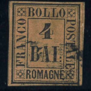 P2711 G - ITALIA ANTICHI STATI , ROMAGNA SAS.NR. 5 USATO, ORIGINALE E PERFETTO