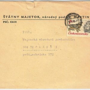 43023 - Czechoslovakia : POSTAL HISTORY - COVER 1978 - DOG : Spaniel