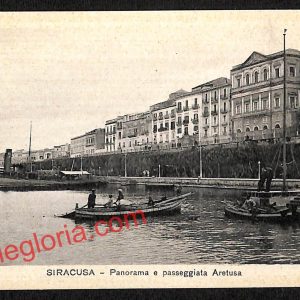 ai6592 - CARTOLINA D' EPOCA - Siragusa Città - Panorama