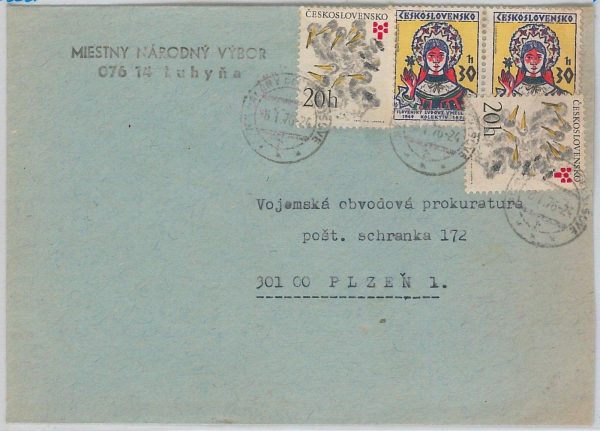 43024 - Czechoslovakia : POSTAL HISTORY - COVER 1976 - BIRDS