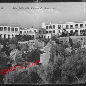 ai6595 - CARTOLINA D' EPOCA - Siragusa Città - Villa Politi