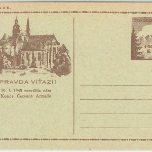 45608 - Czechoslovakia - POSTAL STATIONERY CARD - 1945 ARCHITECTURE Polar