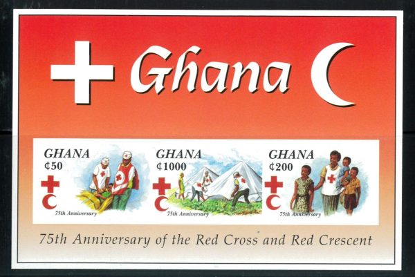 P2714 B - GHANA MICHEL 2108/10 AND BL 266 MNH IMPERF. - immagine 2