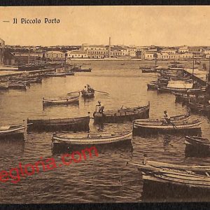 ai6609 - CARTOLINA D' EPOCA - Siragusa Città - Il Piccolo Porto