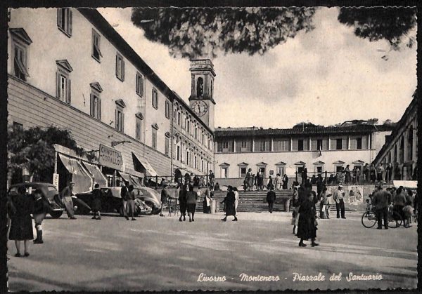 ac7395 - CARTOLINA D'EPOCA - Livorno Città - Piazzale del Santuario