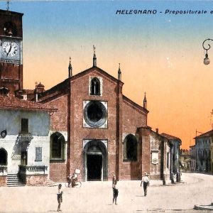 ac4216 - CARTOLINA D'EPOCA - Milano Provincia -  MELEGNANO
